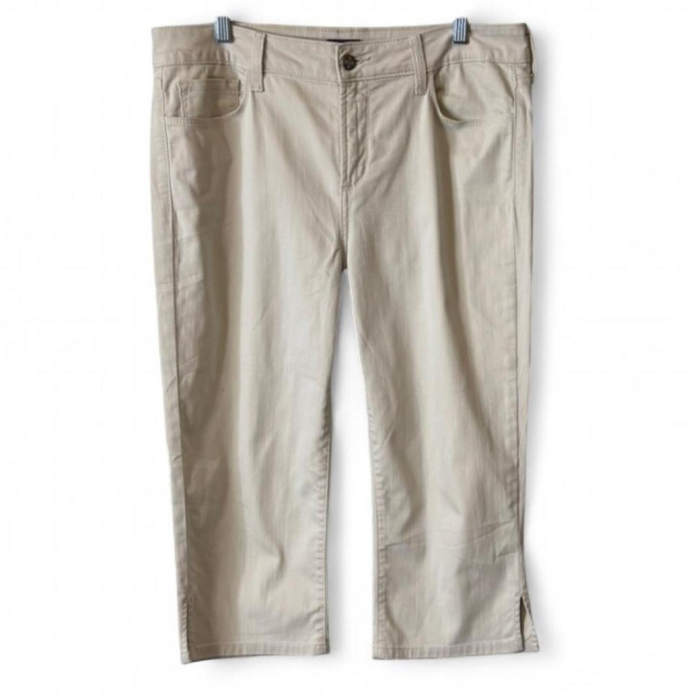 NYDJ Khaki Cropped Jeans, Women's Size 12